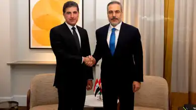 Fidan, Barzani ile Görüştü