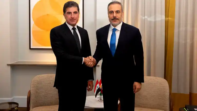 Fidan, Barzani ile Görüştü